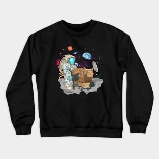 Beggar Astronaut | Funny Space Gift | Astros Tee | Astronaut Crewneck Sweatshirt